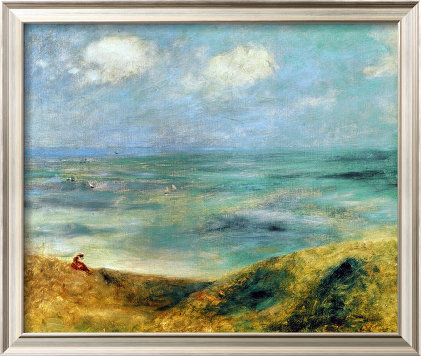 Seashore at Guernsey 1883 - Pierre Auguste Renoir Painting